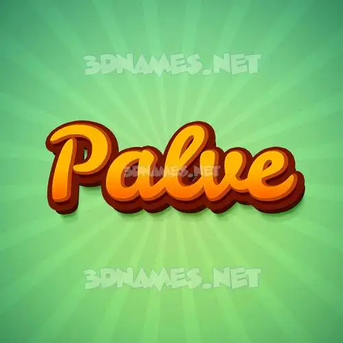 palve in Green Rays style - 3D name wallpaper palve in Green Rays style - 3D name wallpaper