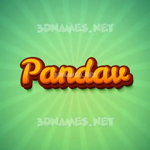 pandav in Green Rays style - 3D name wallpaper pandav in Green Rays style - 3D name wallpaper