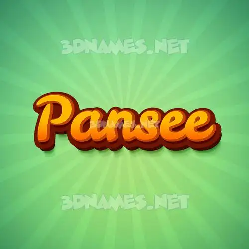 pansee in Green Rays style - 3D name wallpaper pansee in Green Rays style - 3D name wallpaper
