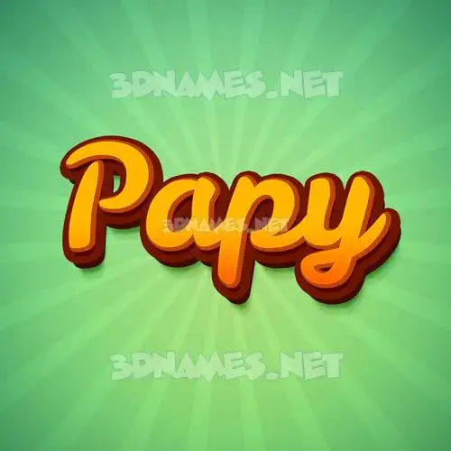 papy in Green Rays style - 3D name wallpaper papy in Green Rays style - 3D name wallpaper
