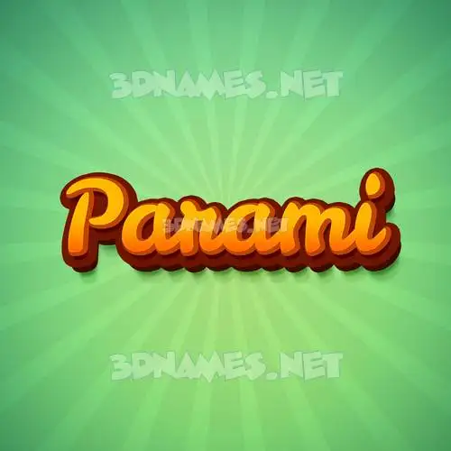 parami in Green Rays style - 3D name wallpaper parami in Green Rays style - 3D name wallpaper