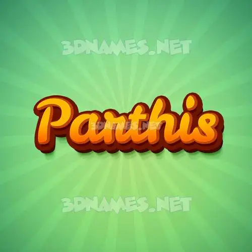 parthis in Green Rays style - 3D name wallpaper parthis in Green Rays style - 3D name wallpaper