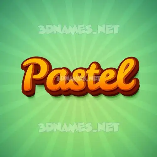 pastel in Green Rays style - 3D name wallpaper pastel in Green Rays style - 3D name wallpaper