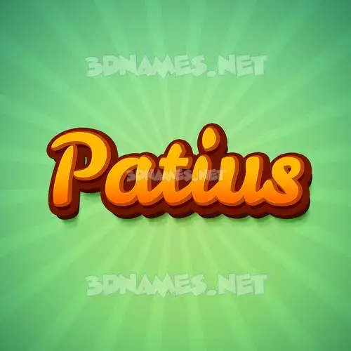 patius in Green Rays style - 3D name wallpaper patius in Green Rays style - 3D name wallpaper