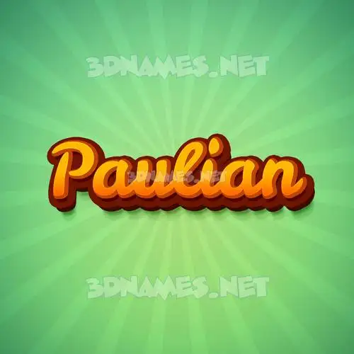 paulian in Green Rays style - 3D name wallpaper paulian in Green Rays style - 3D name wallpaper