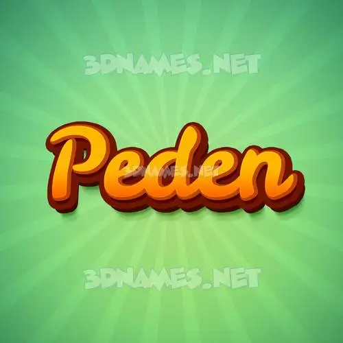 peden in Green Rays style - 3D name wallpaper peden in Green Rays style - 3D name wallpaper