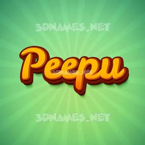 peepu in Green Rays style - 3D name wallpaper peepu in Green Rays style - 3D name wallpaper