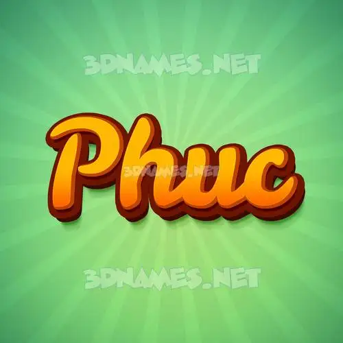 phuc in Green Rays style - 3D name wallpaper phuc in Green Rays style - 3D name wallpaper