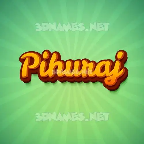 pihuraj in Green Rays style - 3D name wallpaper pihuraj in Green Rays style - 3D name wallpaper