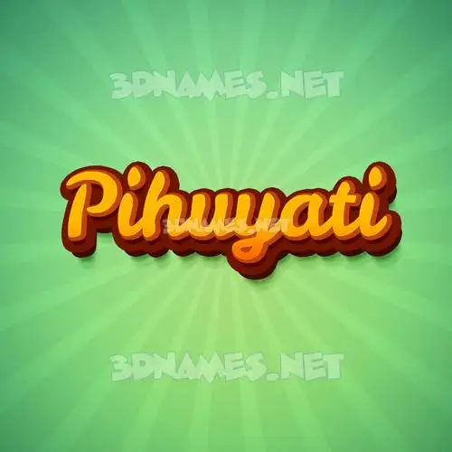 pihuyati in Green Rays style - 3D name wallpaper pihuyati in Green Rays style - 3D name wallpaper