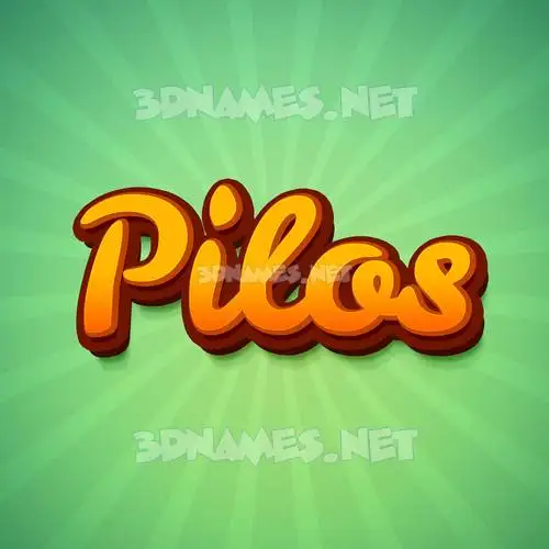 pilos in Green Rays style - 3D name wallpaper pilos in Green Rays style - 3D name wallpaper