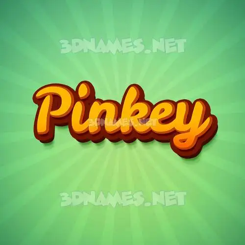 pinkey in Green Rays style - 3D name wallpaper pinkey in Green Rays style - 3D name wallpaper