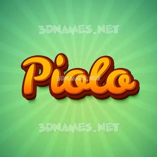 piolo in Green Rays style - 3D name wallpaper piolo in Green Rays style - 3D name wallpaper