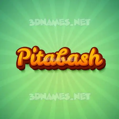 pitabash in Green Rays style - 3D name wallpaper pitabash in Green Rays style - 3D name wallpaper