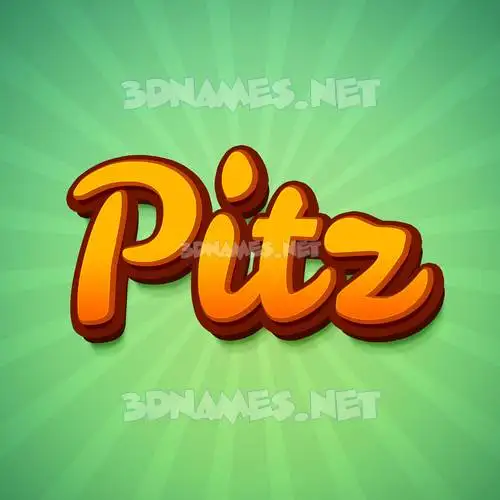pitz in Green Rays style - 3D name wallpaper pitz in Green Rays style - 3D name wallpaper