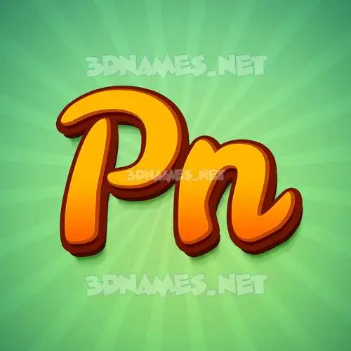 pn in Green Rays style - 3D name wallpaper pn in Green Rays style - 3D name wallpaper