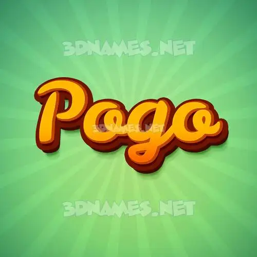 pogo in Green Rays style - 3D name wallpaper pogo in Green Rays style - 3D name wallpaper