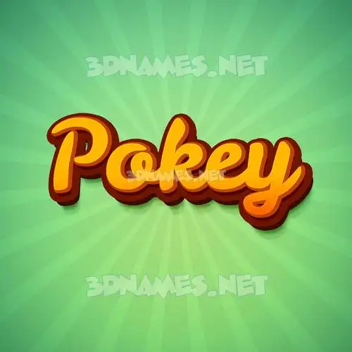 pokey in Green Rays style - 3D name wallpaper pokey in Green Rays style - 3D name wallpaper