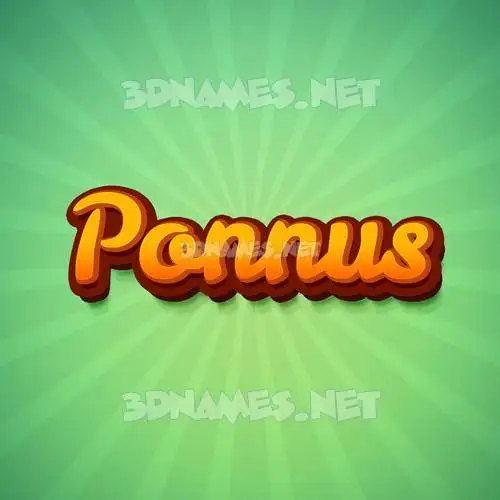 ponnus in Green Rays style - 3D name wallpaper ponnus in Green Rays style - 3D name wallpaper