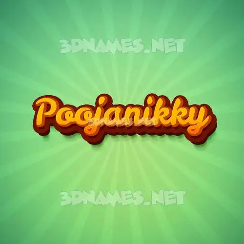 poojanikky in Green Rays style - 3D name wallpaper poojanikky in Green Rays style - 3D name wallpaper