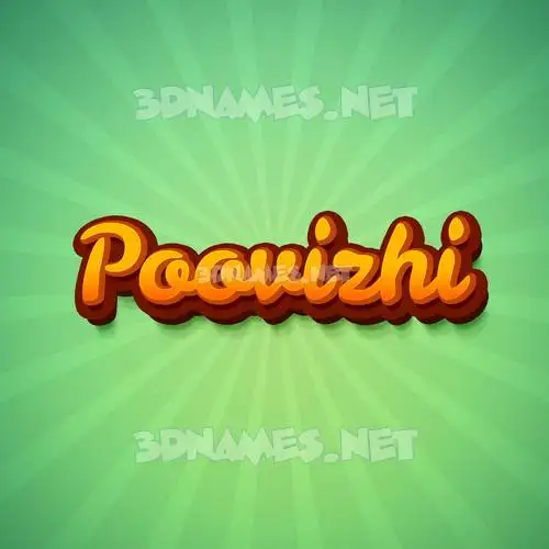 poovizhi in Green Rays style - 3D name wallpaper poovizhi in Green Rays style - 3D name wallpaper
