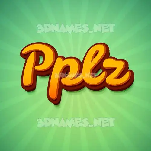 pplz in Green Rays style - 3D name wallpaper pplz in Green Rays style - 3D name wallpaper