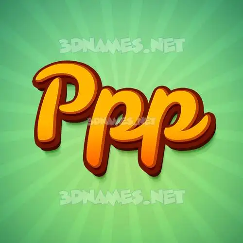ppp in Green Rays style - 3D name wallpaper ppp in Green Rays style - 3D name wallpaper