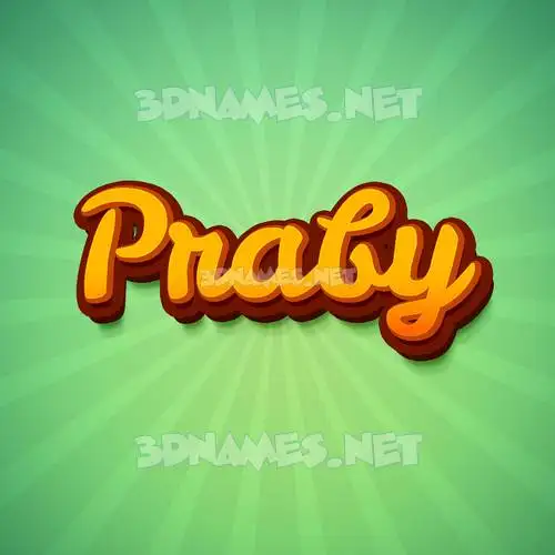 praby in Green Rays style - 3D name wallpaper praby in Green Rays style - 3D name wallpaper