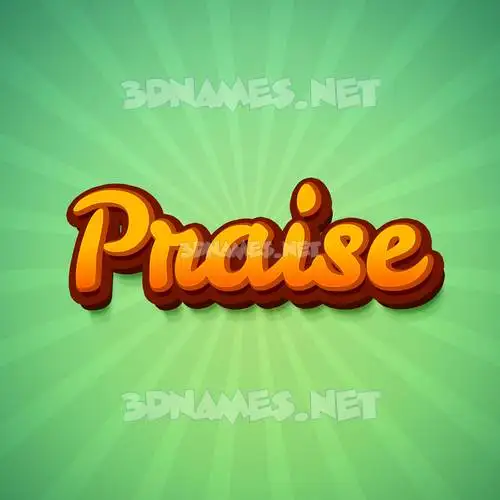praise in Green Rays style - 3D name wallpaper praise in Green Rays style - 3D name wallpaper