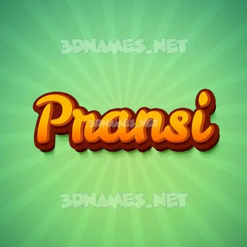 pransi in Green Rays style - 3D name wallpaper pransi in Green Rays style - 3D name wallpaper