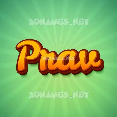 prav in Green Rays style - 3D name wallpaper prav in Green Rays style - 3D name wallpaper