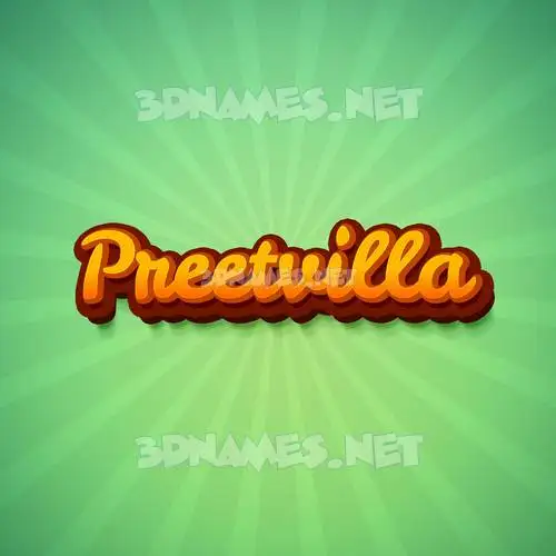 preetvilla in Green Rays style - 3D name wallpaper preetvilla in Green Rays style - 3D name wallpaper