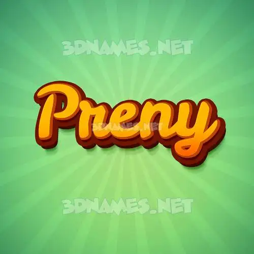 preny in Green Rays style - 3D name wallpaper preny in Green Rays style - 3D name wallpaper