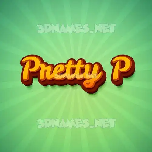 pretty p in Green Rays style - 3D name wallpaper pretty p in Green Rays style - 3D name wallpaper