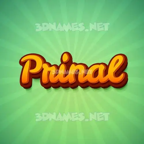 prinal in Green Rays style - 3D name wallpaper prinal in Green Rays style - 3D name wallpaper