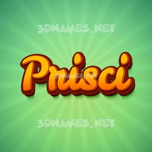 prisci in Green Rays style - 3D name wallpaper prisci in Green Rays style - 3D name wallpaper