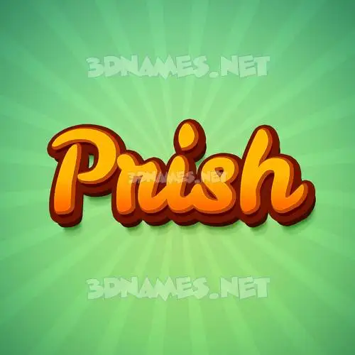 prish in Green Rays style - 3D name wallpaper prish in Green Rays style - 3D name wallpaper