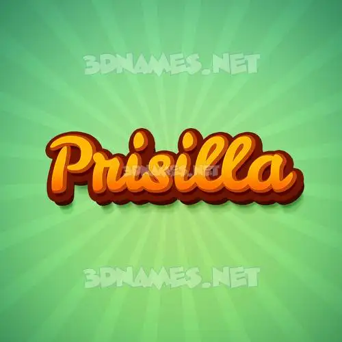 prisilla in Green Rays style - 3D name wallpaper prisilla in Green Rays style - 3D name wallpaper