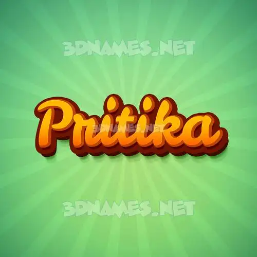 pritika in Green Rays style - 3D name wallpaper pritika in Green Rays style - 3D name wallpaper