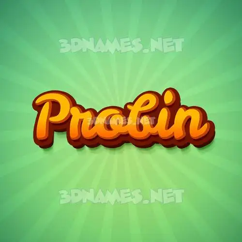 probin in Green Rays style - 3D name wallpaper probin in Green Rays style - 3D name wallpaper