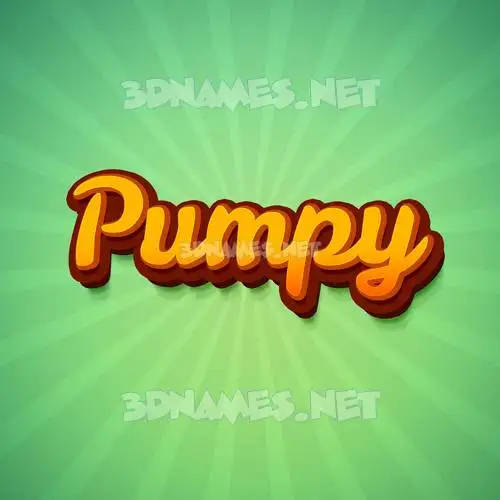 pumpy in Green Rays style - 3D name wallpaper pumpy in Green Rays style - 3D name wallpaper