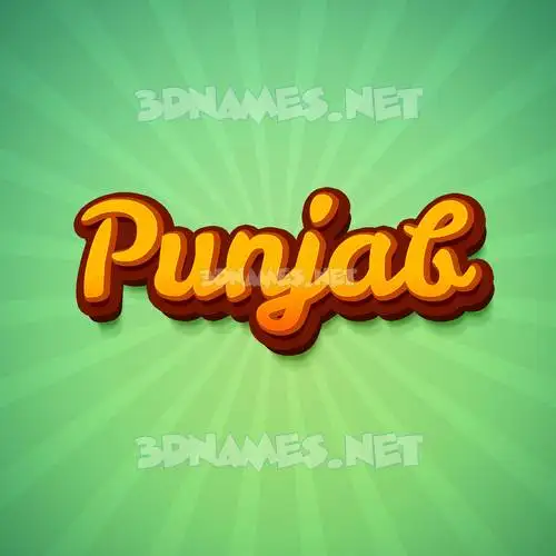 punjab in Green Rays style - 3D name wallpaper punjab in Green Rays style - 3D name wallpaper