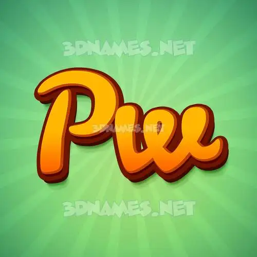 pw in Green Rays style - 3D name wallpaper