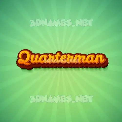 quarterman in Green Rays style - 3D name wallpaper quarterman in Green Rays style - 3D name wallpaper