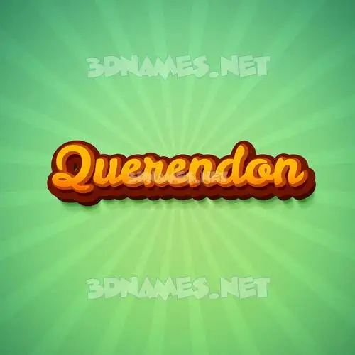 querendon in Green Rays style - 3D name wallpaper querendon in Green Rays style - 3D name wallpaper