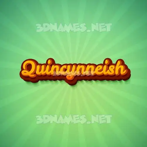 quincynneish in Green Rays style - 3D name wallpaper quincynneish in Green Rays style - 3D name wallpaper