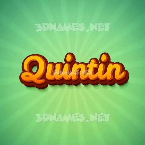 quintin in Green Rays style - 3D name wallpaper quintin in Green Rays style - 3D name wallpaper