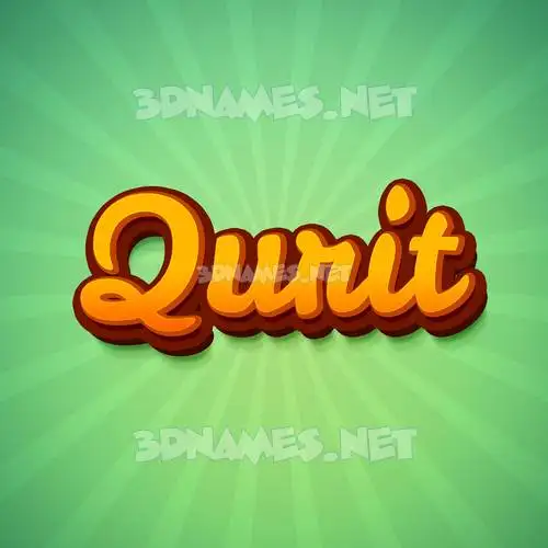 qurit in Green Rays style - 3D name wallpaper qurit in Green Rays style - 3D name wallpaper