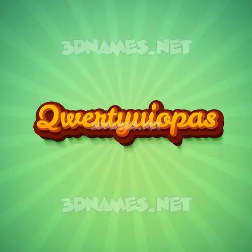 qwertyuiopas in Green Rays style - 3D name wallpaper qwertyuiopas in Green Rays style - 3D name wallpaper