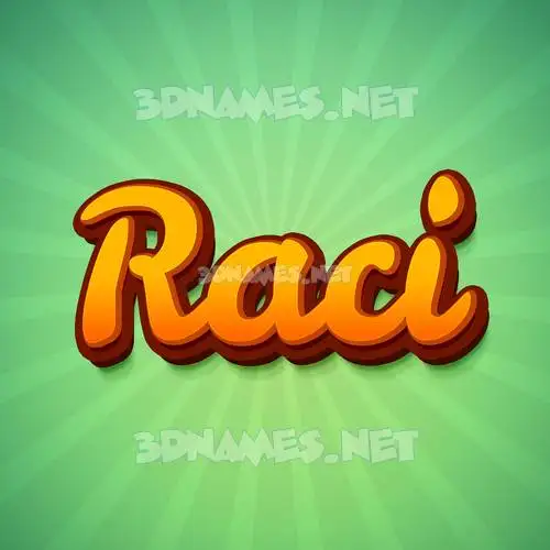 raci in Green Rays style - 3D name wallpaper raci in Green Rays style - 3D name wallpaper